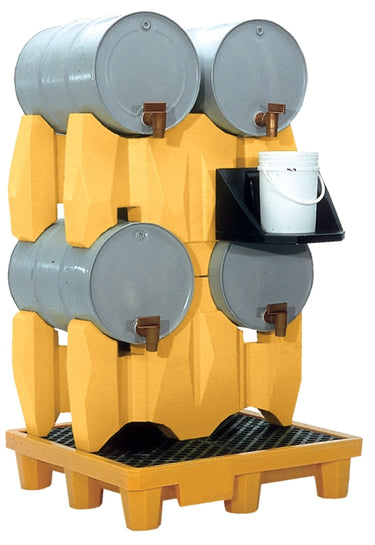 POLY 4 (55 GALLON) DRUM RACK 3000 LB CAP - Model PDR-4